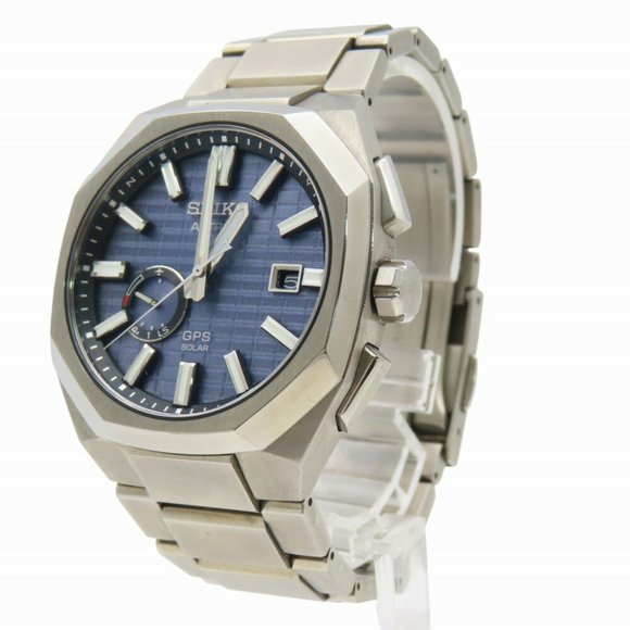 Seiko Astron Nexter SBXD013 / 3X62-0AA0 Radio-Controlled Solar GPS Watch, Tit... - Picture 4 of 9